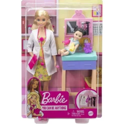 Barbie Kinderärztin Puppe (blond), Spielset Mit Kleinkind -Kinderspielzeug Rabatte 7d954c29033ff92b0aaab9d916719847