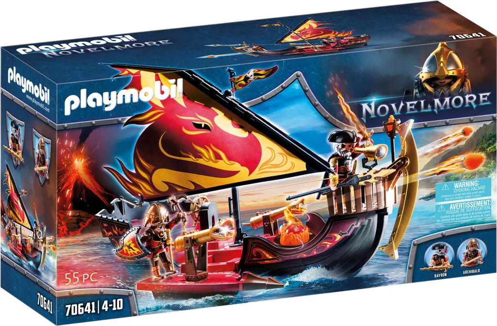 PLAYMOBIL Novelmore 70641 Burnham Raiders Feuerschiff 3 PLAYMOBIL Novelmore 70641 Burnham Raiders Feuerschiff