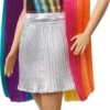 Barbie Regenbogen Glitzerhaar Puppe (blond), Anziehpuppe Mit Bunten Haaren -Kinderspielzeug Rabatte 7f8b0734252d64822c05e57742c013cd
