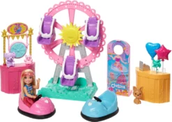 Barbie Chelsea Puppe (blond) Jahrmarkt-Spielset Mit Hündchen, Anziehpuppe
