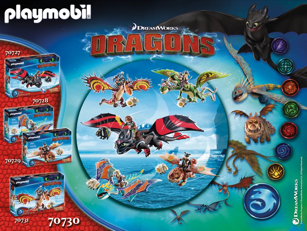 PLAYMOBIL Dragons 70730 Dragon Racing: Raffnuss Und Taffnuss Mit Kotz Und Würg 6 PLAYMOBIL Dragons 70730 Dragon Racing: Raffnuss Und Taffnuss Mit Kotz Und Würg – Bild 4