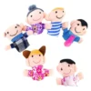 Baby Fingerpuppen-Set Zum Spielen Und Lernen, Modell:6tlg. Familie