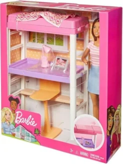 MATTEL Barbie Deluxe-Set Möbel Hochbett/Tisch Und Puppe -Kinderspielzeug Rabatte 82c30fae6c5771bdef6b9139261efa7a