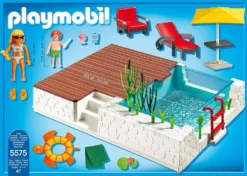 PLAYMOBIL 5575 City Life Einbau-Swimmingpool -Kinderspielzeug Rabatte 83359bde0abdb6e2f8cab7f254f58100