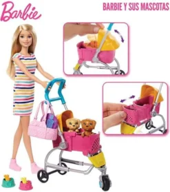 Barbie Hunde-Buggy Spielset Mit Puppe (blond), Anziehpuppe, Modepuppe -Kinderspielzeug Rabatte 833ac09688d854a186ad1b0302587bf5