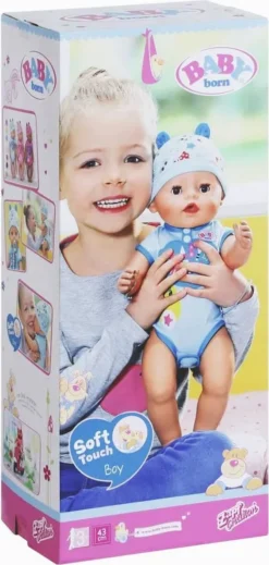 Zapf Creation Zapf 826072 - BABY Born - Soft Touch - Puppe Mit Zubehör, 43 Cm, Boy -Kinderspielzeug Rabatte 837f29570d5d02dd41bc9a8fd4ccfa43