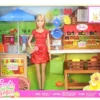 Barbie Spaß Auf Dem Bauernhof Wochenmarkt-Spielset Mit Puppe (blond) -Kinderspielzeug Rabatte 850d3a5c44cf4fa065a0f4ad4053321b