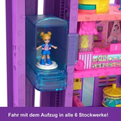 Mattel GWV02 - Polly Pocket - Pollyville Einkaufspalast, Puppenhaus -Kinderspielzeug Rabatte 85ad45974384a15baf99fbbf770b3668