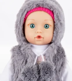 Kinderplay Babypuppe Interaktive Spielpuppe Weichkörperpuppe - Baby Puppe, 35 Cm Hoch, Funktionspuppe, Lacht, Sagt Mama Und Papa, Passt Zum Kinderplay Puppenwagen, KP4840N -Kinderspielzeug Rabatte 8a4063729343e49cd823008b470fa5e0