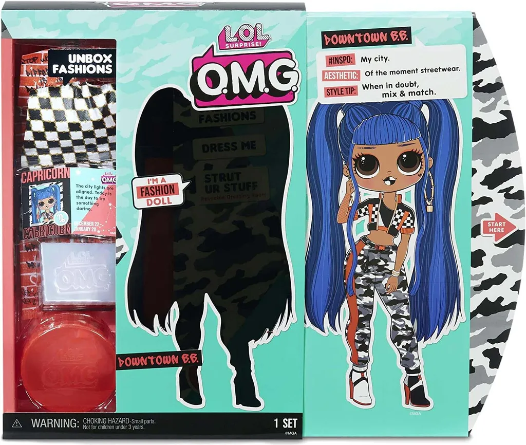 MGA Entertainment 570295PE7C L.O.L. Surprise OMG 3.8 Doll- Downtown BB 7 MGA Entertainment 570295PE7C L.O.L. Surprise OMG 3.8 Doll- Downtown BB – Bild 5