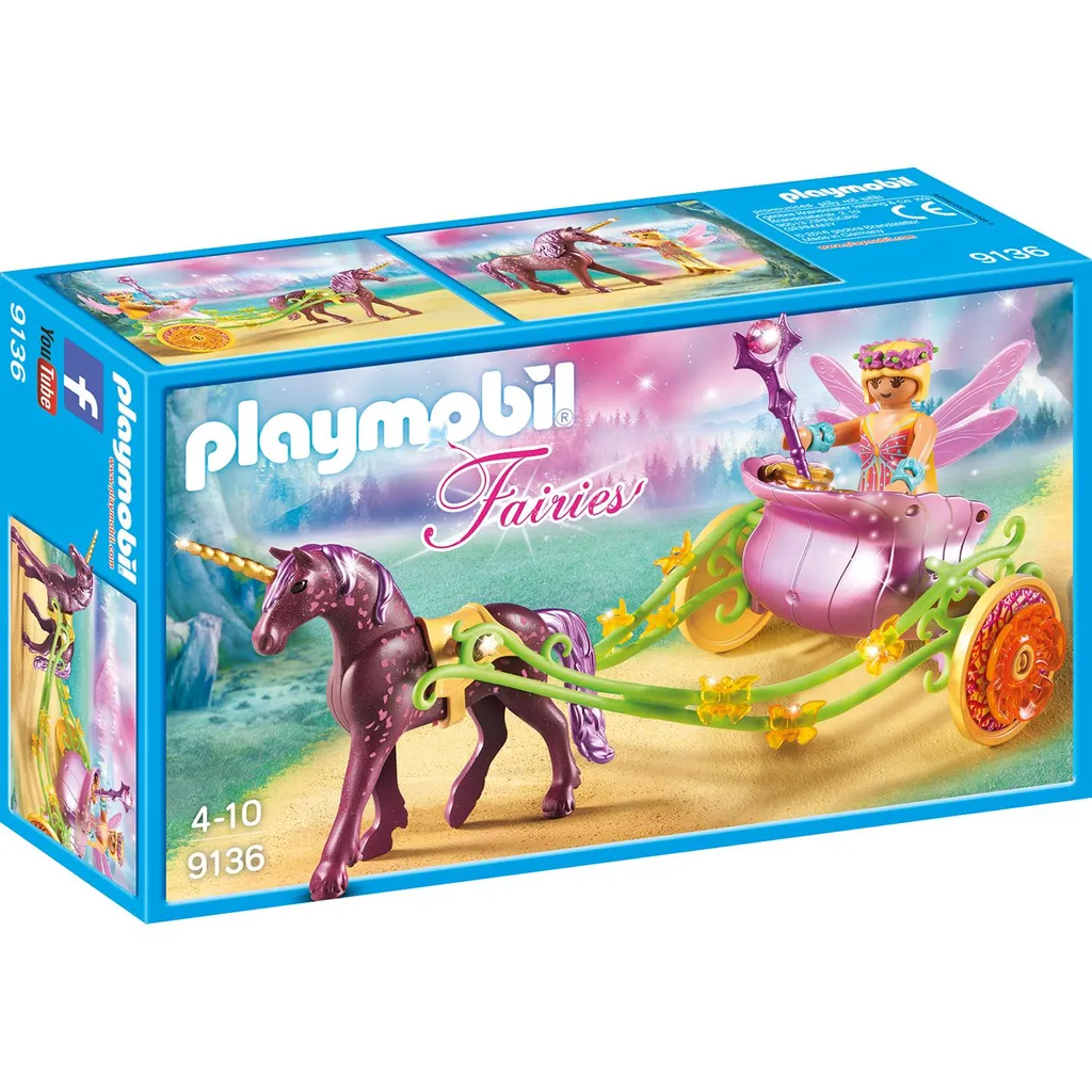 PLAYMOBIL 9136 Blumenfee Mit Einhornkutsche 5 PLAYMOBIL 9136 Blumenfee Mit Einhornkutsche – Bild 3