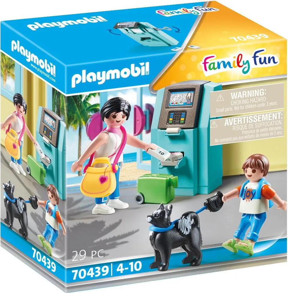 Playmobil Urlauber Mit Geldautomat 3 Playmobil Urlauber Mit Geldautomat
