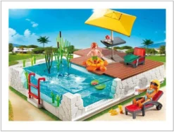 PLAYMOBIL 5575 City Life Einbau-Swimmingpool -Kinderspielzeug Rabatte 90ae701b38637ceb3e27f859db50ff15
