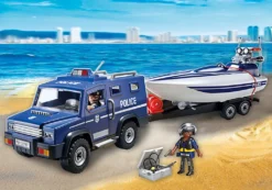 PLAYMOBIL 5187 Polizei-Action Mit Truck Und Speedboat 28 PLAYMOBIL 5187 Polizei-Action Mit Truck Und Speedboat -Kinderspielzeug Rabatte 90c89271238b7e2d1276a56ce3864b74
