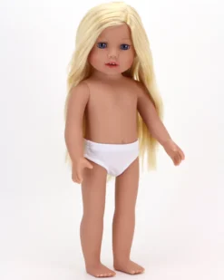 Sophia's - 18 "Puppe - Chloe Blonde Vinyl Puppe In Heißen Rosa Kleid & Lila Satinschuhen - Rouge -Kinderspielzeug Rabatte 931ea94f6917f820cd6fb426d547d214