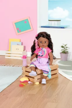 Zapf Creation BABY Born Schwester Mit Braunen Augen 43cm -Kinderspielzeug Rabatte 97051c9ba781adf4f74ed3223911b018