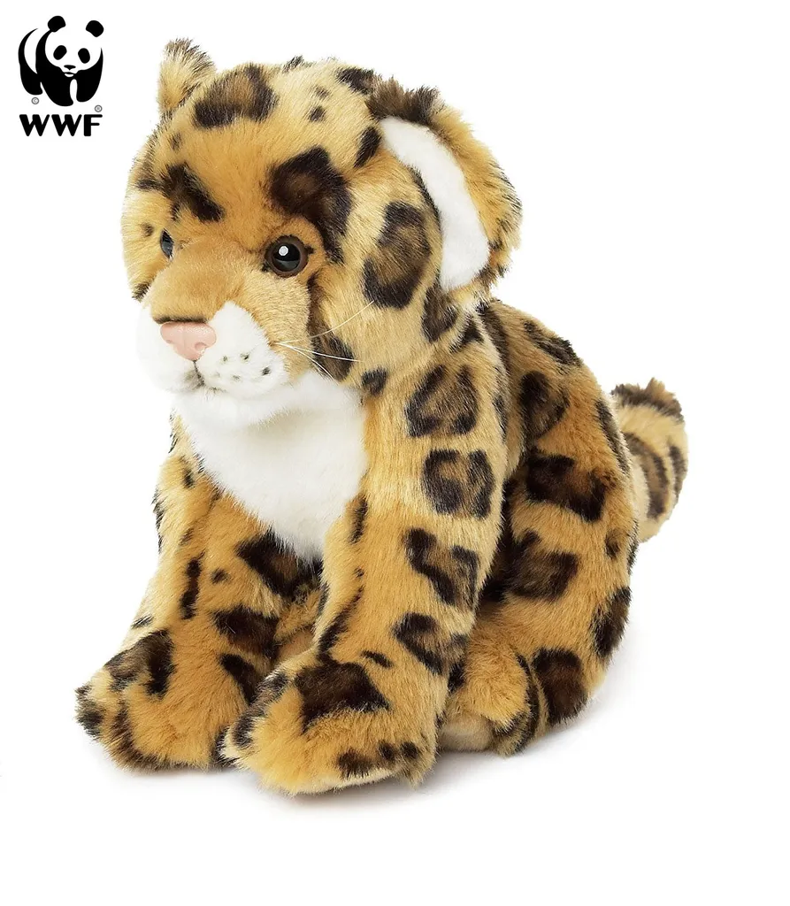 WWF Plüschtier Jaguar (sitzend, 23cm) Lebensecht Kuscheltier Stofftier Raubkatze Südamerika 3 WWF Plüschtier Jaguar (sitzend, 23cm) Lebensecht Kuscheltier Stofftier Raubkatze Südamerika