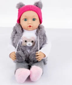 Kinderplay Babypuppe Interaktive Spielpuppe Weichkörperpuppe - Baby Puppe, 35 Cm Hoch, Funktionspuppe, Lacht, Sagt Mama Und Papa, Passt Zum Kinderplay Puppenwagen, KP4840N -Kinderspielzeug Rabatte 98bbc7da21bf980265692b7755640592