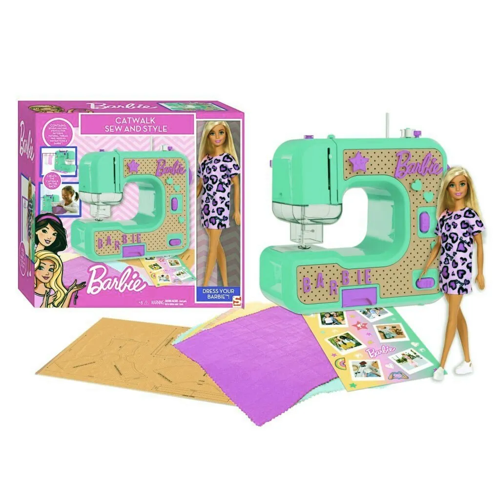 Barbie Kinder Nähmaschine Mit Echter Funktion Und Mode Puppe Zubehör Neu 3 Barbie Kinder Nähmaschine Mit Echter Funktion Und Mode Puppe Zubehör Neu