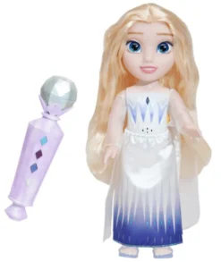 Disney Jakks Pacific Spielwaren Die Eiskönigin 2 - Sing Mit Mir" Elsa Puppe 35 Cm, Inkl. Mikrofon Licht Und Sound Stehpuppen Puppen Großpuppen"