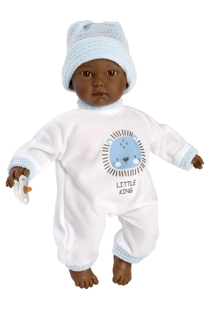 M. Llorens Babypuppe Afrika, Little King, 30 Cm Erstlingspuppe 4 M. Llorens Babypuppe Afrika, Little King, 30 Cm Erstlingspuppe – Bild 2