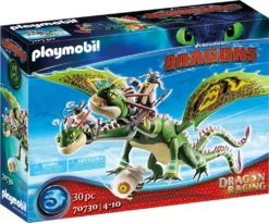 PLAYMOBIL Dragons 70730 Dragon Racing: Raffnuss Und Taffnuss Mit Kotz Und Würg