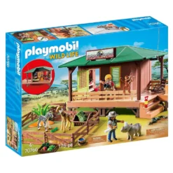 PLAYMOBIL® 70766 - Wild Life - Spielset, Rangerstation Mit Tieraufzucht