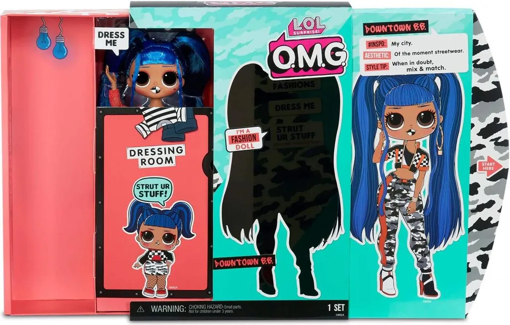 MGA Entertainment 570295PE7C L.O.L. Surprise OMG 3.8 Doll- Downtown BB 4 MGA Entertainment 570295PE7C L.O.L. Surprise OMG 3.8 Doll- Downtown BB – Bild 2