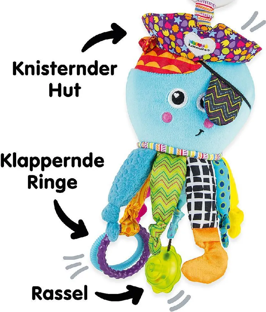 TOMY Lamaze Play & Grow Captain Calamari, Die Piratenkrake 18 TOMY Lamaze Play & Grow Captain Calamari, Die Piratenkrake – Bild 16