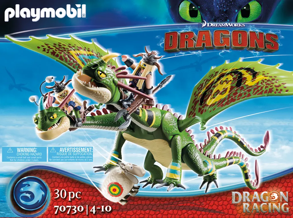 PLAYMOBIL Dragons 70730 Dragon Racing: Raffnuss Und Taffnuss Mit Kotz Und Würg 5 PLAYMOBIL Dragons 70730 Dragon Racing: Raffnuss Und Taffnuss Mit Kotz Und Würg – Bild 3