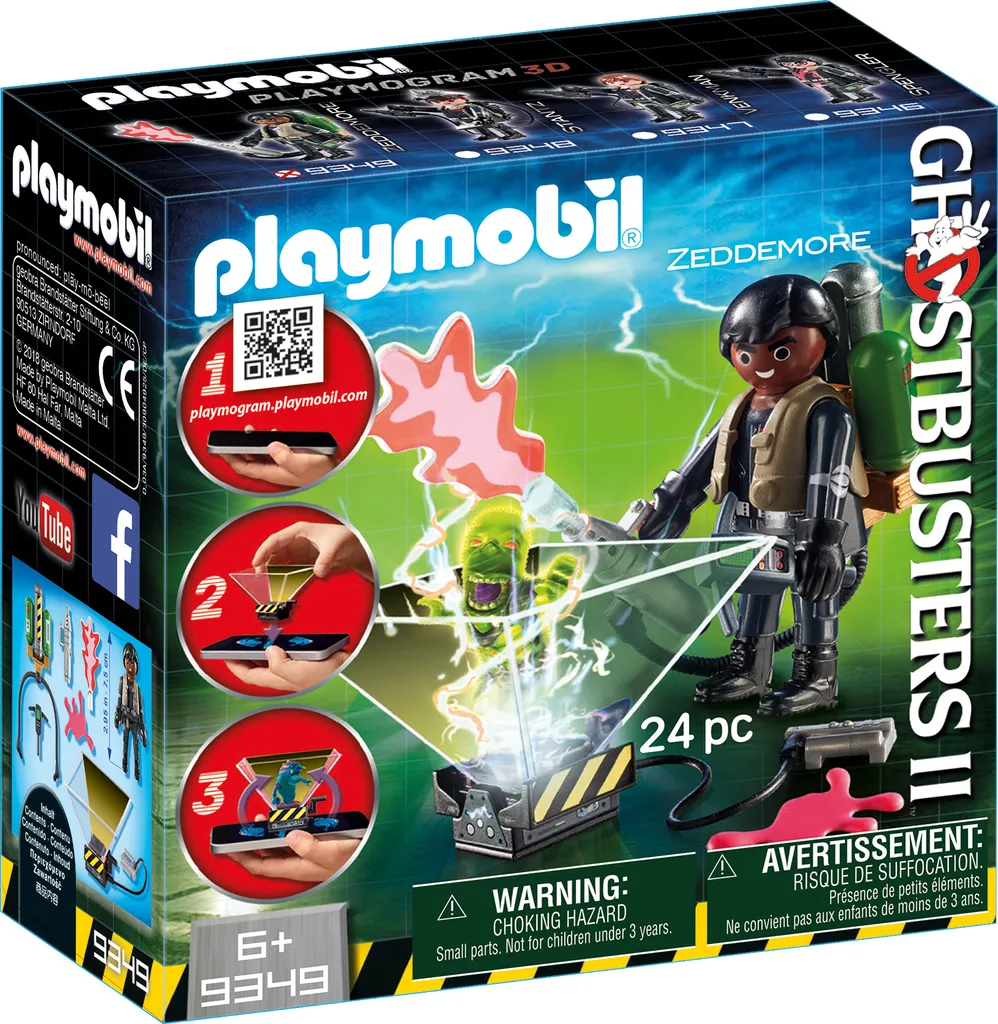 PLAYMOBIL 9349 Geisterjäger Winston Zeddemore 3 PLAYMOBIL 9349 Geisterjäger Winston Zeddemore