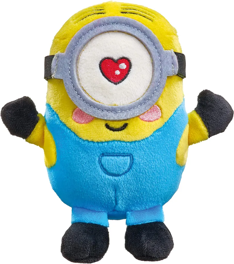 Schmidt Spiele Plüschfigur Minions, Stuart, Verliebt, Filmfigur, Minion, Plüsch, 15 Cm, 42729 3 Schmidt Spiele Plüschfigur Minions, Stuart, Verliebt, Filmfigur, Minion, Plüsch, 15 Cm, 42729