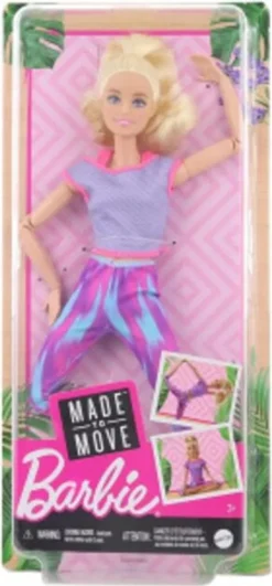 Barbie Made To Move Puppe (blond) Im Lila Yoga Outfit -Kinderspielzeug Rabatte ade4b0af8d0cba306267d28ab3a79999