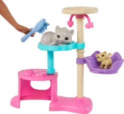 Barbie-Puppe Und Kätzchen Kratzbaum Spielset Mit Zubehör. Spielzeug Für Kinder Ab 3 Jahren -Kinderspielzeug Rabatte b28ef7cf783c0a1be87a7be07653eb44