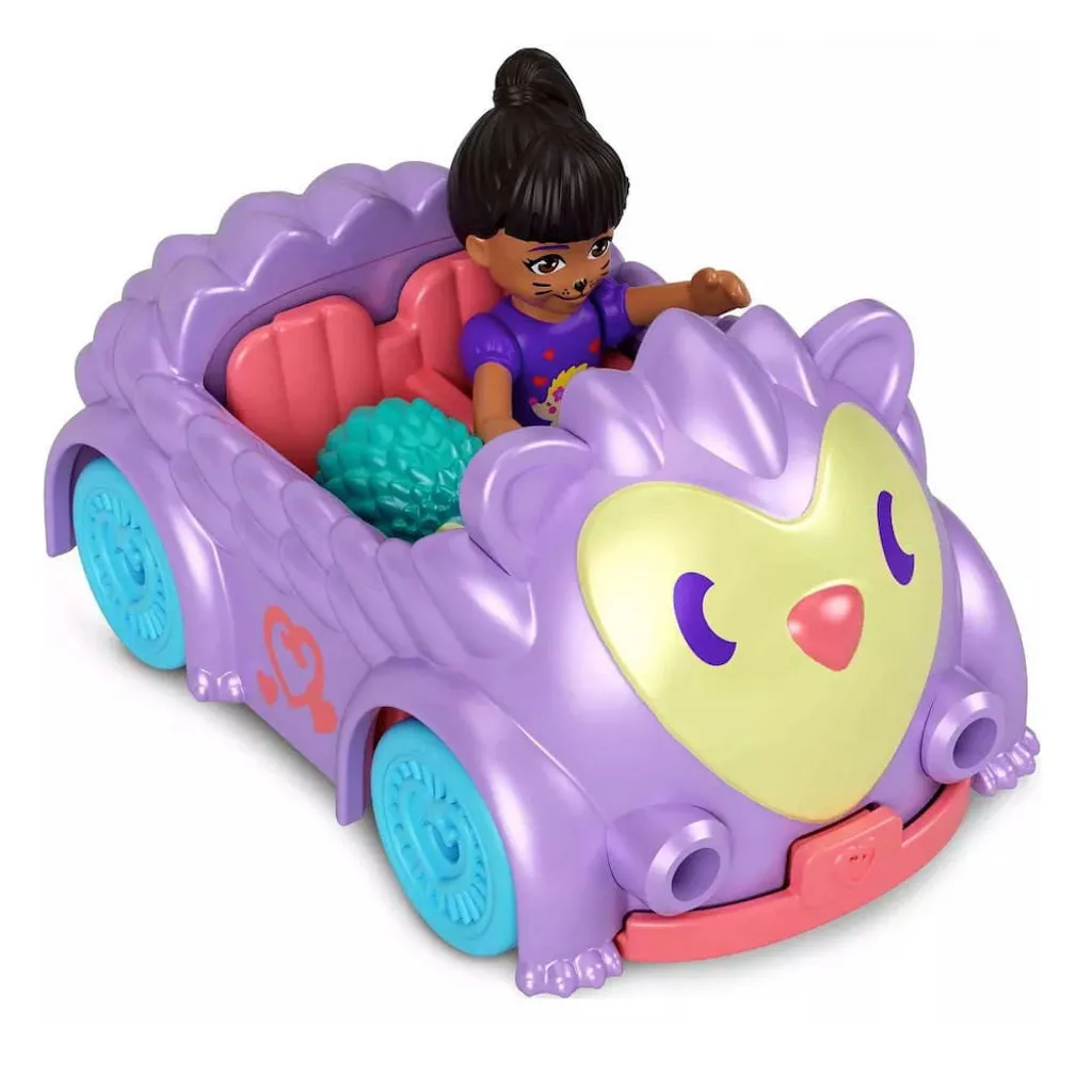 Mattel Polly Pocket Puppe Mit Auto Igel 4 Mattel Polly Pocket Puppe Mit Auto Igel – Bild 2