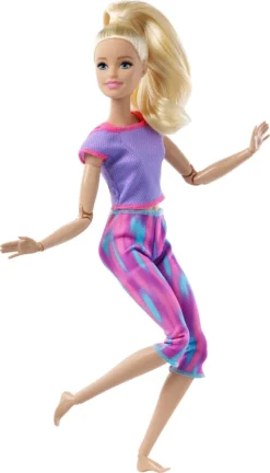 Barbie Made To Move Puppe (blond) Im Lila Yoga Outfit -Kinderspielzeug Rabatte b48ebc49d094824a22b13db612426a59