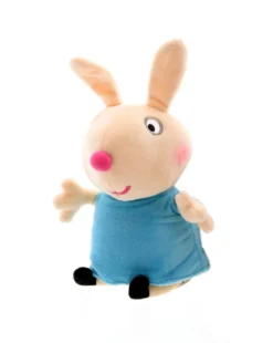 JAZWARES Peppa Wutz - Plüschfigur Mit Sound (15cm), Charakter :Luisa Löffel