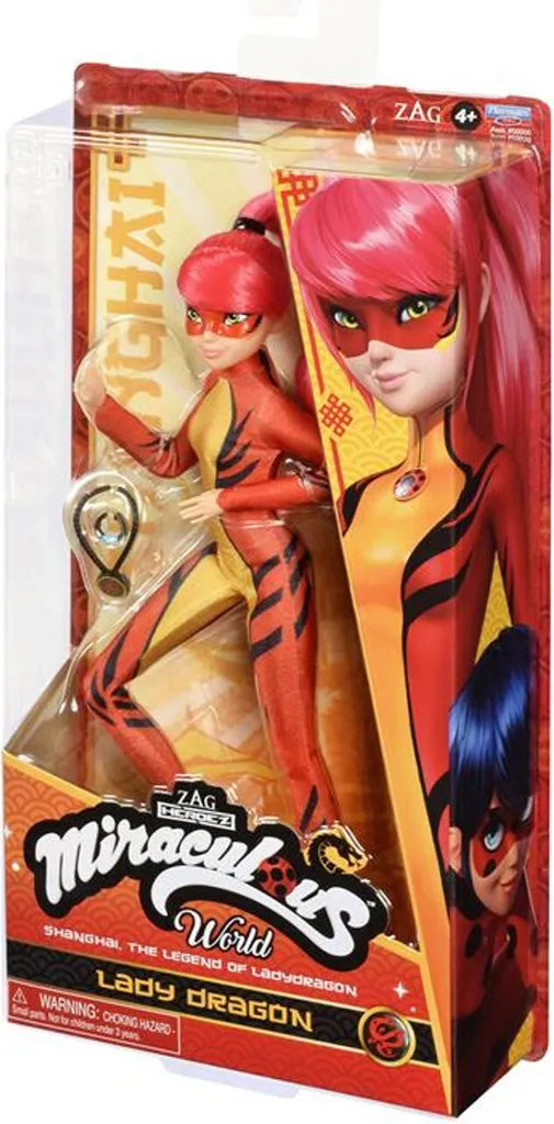 Miraculous Spielfigur Ladybug Marienkäfer Und Cat Noir Spielpuppe Dragon Shanghai Puppe 26 Cm 5 Miraculous Spielfigur Ladybug Marienkäfer Und Cat Noir Spielpuppe Dragon Shanghai Puppe 26 Cm – Bild 3