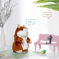 Sprechender Hamster Wiederholt-Funktion Talking Hamster Plüschhamster Plüschtier Spielzeug Für Kinder, Geschenk Für Mädchen, 15 Cm (B) -Kinderspielzeug Rabatte b767c5db899b437249ab47f8040e01a8