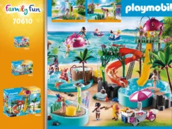 PLAYMOBIL Family Fun 70610 Spaßbecken Mit Wasserspritze -Kinderspielzeug Rabatte b77064cc4d56a9b662747495aebffdce