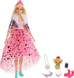 Barbie Prinzessinnen Abenteuer Puppe (blond), Prinzessin Puppe, Anziehpuppe