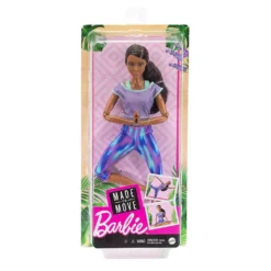 Barbie Made To Move Puppe (Afro-Style) Im Lila Yoga Outfit -Kinderspielzeug Rabatte b88b842c5a999da8f8b434a006a946c3