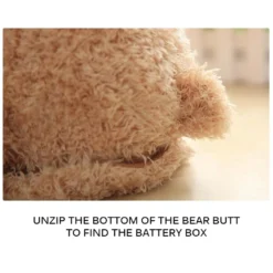 Musikspielzeuge,Bären, Die Singen Und Gucken Können, Plüschpuppen, Die Zum Trösten Von Babys Geeignet Sind -Kinderspielzeug Rabatte ba9d3cd543d8a0f60dea8a31d6161283