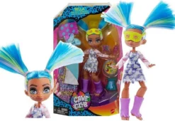 Mattel Cave Club Puppe Inkl. Zubehör Tella Pyjamapartyspass Ca. 22cm GTH06
