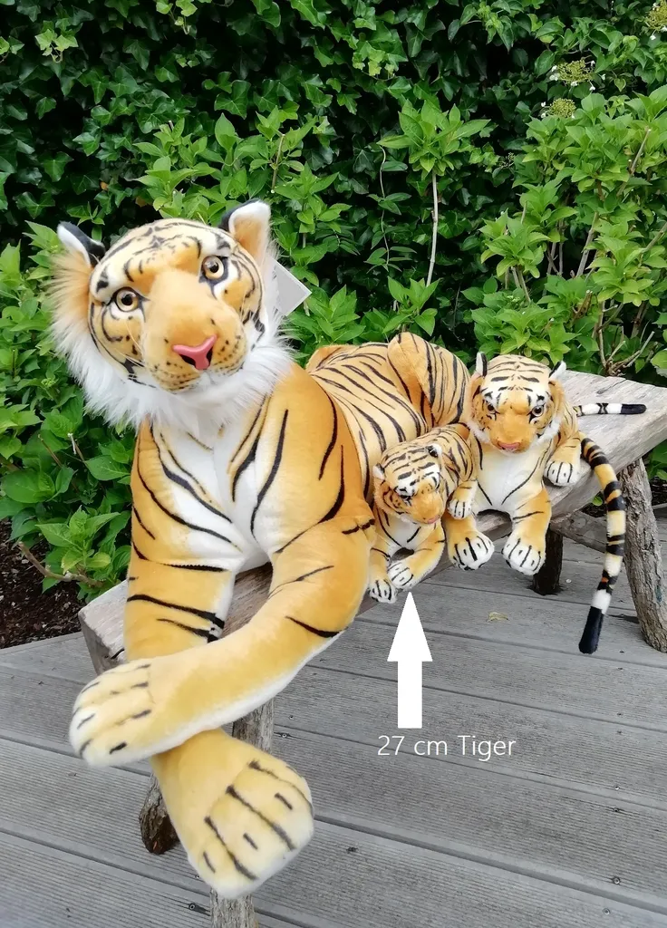 Kleiner Tiger Plüschtier 27cm Braun Plüschtier Kuscheltier 4 Kleiner Tiger Plüschtier 27cm Braun Plüschtier Kuscheltier – Bild 2