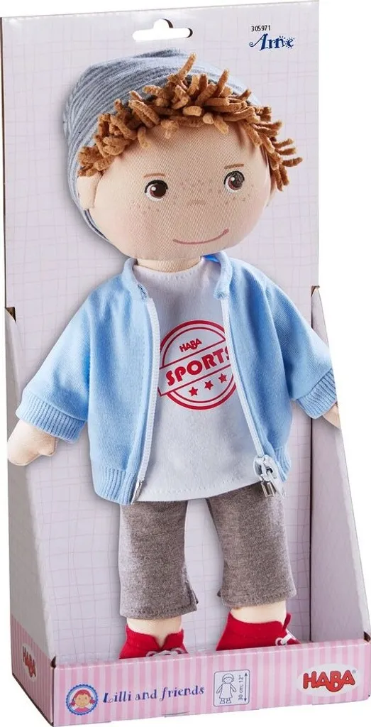 HABA 305971 Puppe Arne, 30cm, Ab 1,5 Jahren, Mit Weichem Körper 6 HABA 305971 Puppe Arne, 30cm, Ab 1,5 Jahren, Mit Weichem Körper – Bild 4