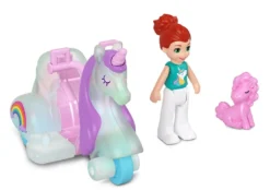 Mattel Polly Pocket Puppe Mit Auto Einhorn