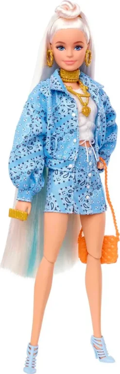 Barbie Extra Puppe Mit Hellblauem Rock & Jacke (blond) 10 Barbie Extra Puppe Mit Hellblauem Rock & Jacke (blond) -Kinderspielzeug Rabatte c18b95bce735639c6bb0266259a15cdd