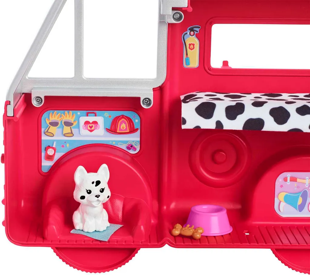 Barbie Chelsea Puppe (blond) Mit Feuerwehr Auto, Set Inkl. Zubehör 6 Barbie Chelsea Puppe (blond) Mit Feuerwehr Auto, Set Inkl. Zubehör – Bild 4