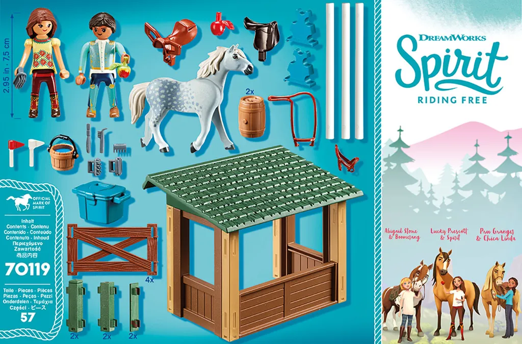 PLAYMOBIL Reitplatz Mit Lucky & Javier, 70119 4 PLAYMOBIL Reitplatz Mit Lucky & Javier, 70119 – Bild 2